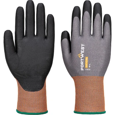 Afbeelding van CT snijbestendige C21 Nitril Handschoen maat L, Grey/Black
