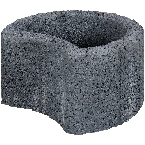 Afbeelding van Moonflor Ø35x20cm zwart