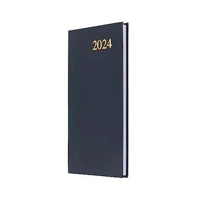 Afbeelding van Collins Debden Essential Weekplanner 2024 2024, zakagenda, zacht, flexibele afdekking, kleine zakkalender (blauw)