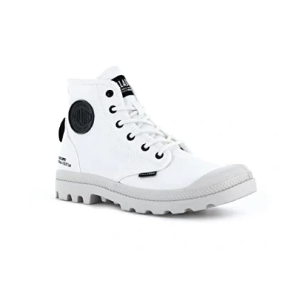 Afbeelding van Palladium Pampa HI Supply Unisex Korte laarzen, Heren, Maat: 38, Star white Katoen