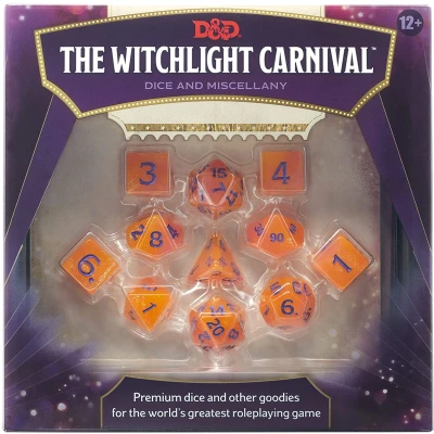 Afbeelding van Dungeons and Dragons: Witchlight Carnival Dice Set (11 delig)