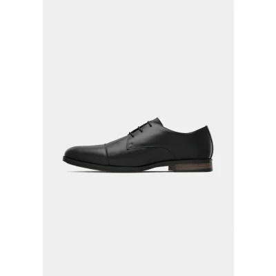 Afbeelding van Jack &amp; Jones Jfwraymond Veterschoenen, Heren, Maat: 41, Anthracite Leer