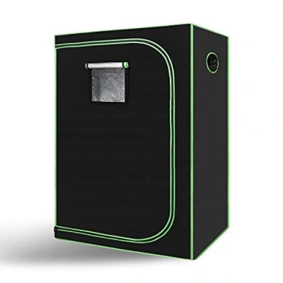 Afbeelding van Jiubiaz kweektent, 120 x 60 180 cm, kweektent voor thuis, waterdicht, zwart, groen