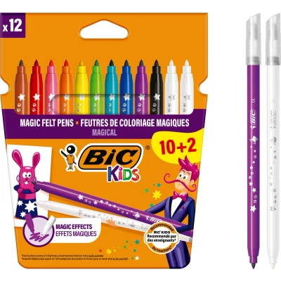 Afbeelding van BIC Kids Kleuren &amp; Uitwissen, 10 + 2 gratis