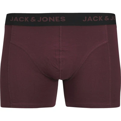 Afbeelding van JACK&amp;JONES ADDITIONALS JACJERRY SOLID TRUNKS 3 PACK Heren Onderbroek Maat S