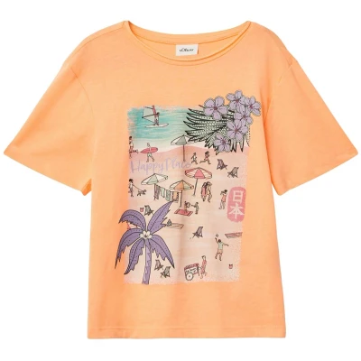 Afbeelding van s.Oliver T shirt Maat 104/110 Jongens 0068 WHITE polyester