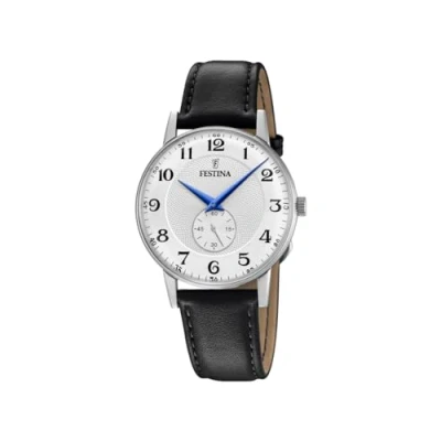 Afbeelding van Festina Retro Horloge silvercoloured, Heren, Maat: One Size, Silver coloured