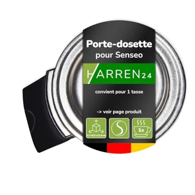 Afbeelding van Harren24 HD5009/01 padhouder voor 1 kopje, compatibel met Philips Senseo Original (Plus) HD6552 koffiepadmachine HD6556, HD7803 HD7806, HD7810 HD7819, CSA210
