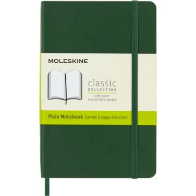 Image de Carnet à feuilles blanches Moleskine Clasic Couverture Souple Vert