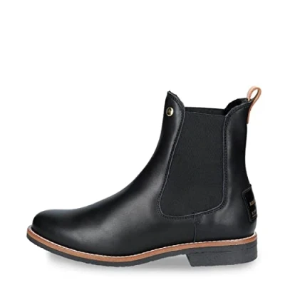 Afbeelding van Panama Jack Gillian Igloo Travelling Korte laarzen, Dames, Maat: 39, Black Schaapsleer