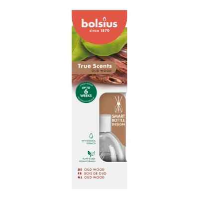 Afbeelding van Bolsius True Scents Oud Wood Geurstokjes 60ML