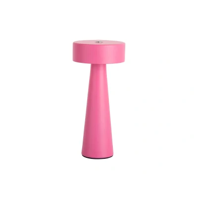 Afbeelding van Leitmotiv Tafellamp Mini LED Ring Helderroze