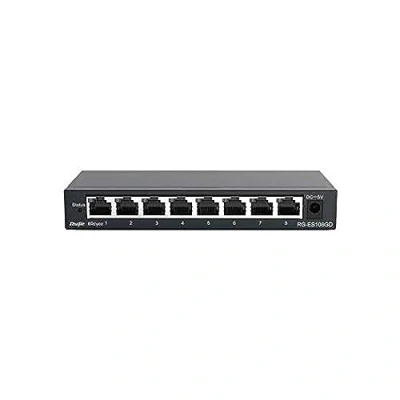 Afbeelding van Ruijie 8 poorts Gigabit unmanaged switch, RJ45 poorten, stalen behuizing (8 Havens), Netwerkschakelaar