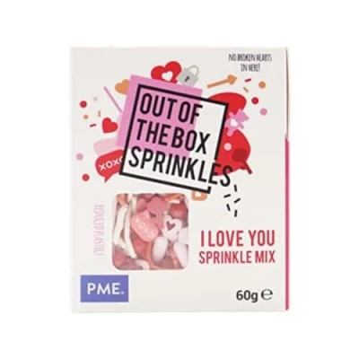 Image de PME Out the Box Sprinkle Mix I Love You