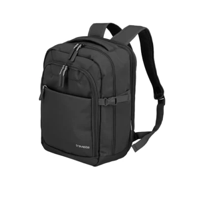Afbeelding van Travelite Handbagagerugzak, laptoprugzak, zwart, rugzak 40 cm, laptoprugzak