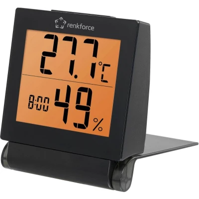 Afbeelding van Renkforce Thermo en hygrometer Zwart