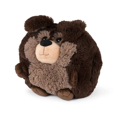 Afbeelding van Noxxiez Handwarmer Knuffel Kussen Hond Donker 8718274251784