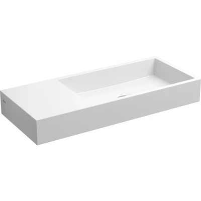 Afbeelding van Clou Mini Wash Me fontein Wit marmer 45cm Ja Links Minimalistisch design