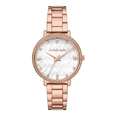 Afbeelding van Michael Kors dames Pyper Horloge MK4594 in de kleur Roségoud