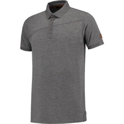 Afbeelding van Tricorp Poloshirt Premium 204002 210gr Slim Fit Stonemel Maat 3XL