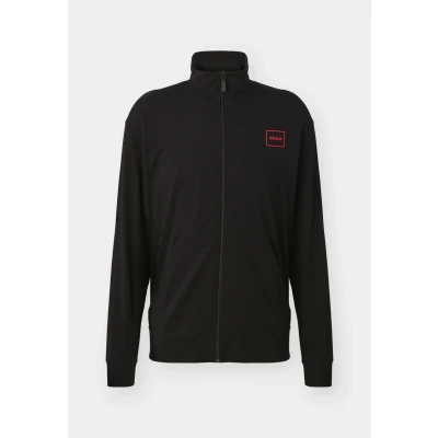 Afbeelding van HUGO LAZE ZIP Jacket Pyjamashirt, Heren, Maat: XL, Black