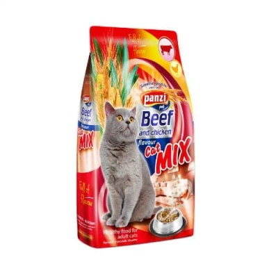 Afbeelding van Panzi Regular Kattenvoer Kattenbrokken met rund smaak 10kg