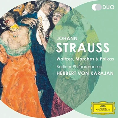 Afbeelding van Berliner Philharmoniker, Herbert Von Karajan Strauss II., J.: Waltzes, Marches And Polkas (2 CD) (Duo Serie)