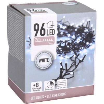 Afbeelding van Bigbuy Christmas Led Lichtkrans Wit (7,5 M)