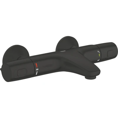 Afbeelding van GROHE QuickFix Precision Trend thermostatische bad /douchemengkraan Waterbesparend Matte Black