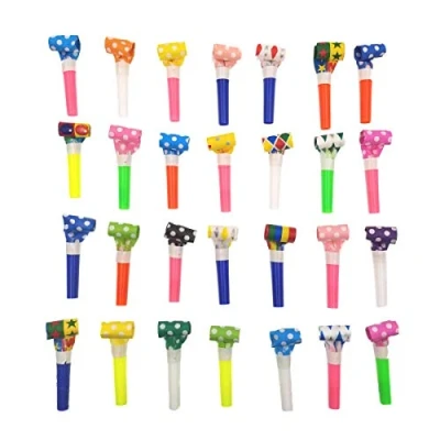 Afbeelding van JZK 20 x ongemakkelijk, party, luid, feest, trompetten, feestaccessoires voor verjaardag, bruiloft, babyshower, chiristmas Halloween, verschillende feesten of gelegenheden