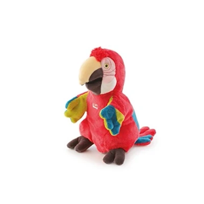 Afbeelding van Trudi Puppets Handpop Papegaai 24 cm Hoge kwaliteit pluche knuffel Knuffeldier voor jongens en meisjes Rood Blauw 15x24x15 maat S