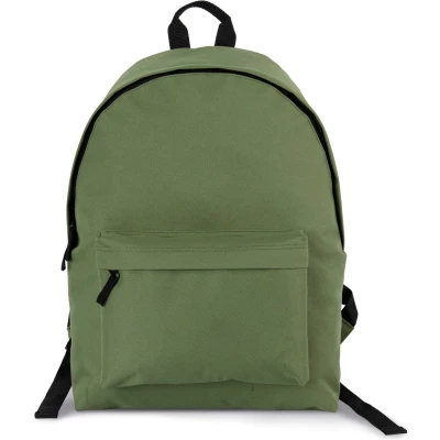 Afbeelding van Kimood Gerecycleerde casual rugzak met zak op de voorkant KI0184 Matcha Green