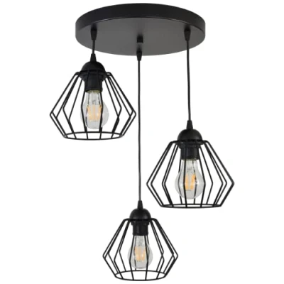 Afbeelding van Adviti WAYA Hanglamp, metaal, zwart, E27, 60 W (lang)