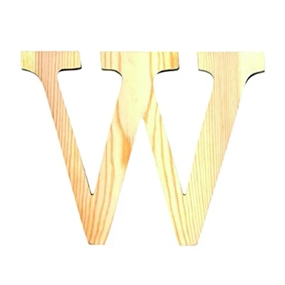Afbeelding van Artemio houten letter W 19 cm