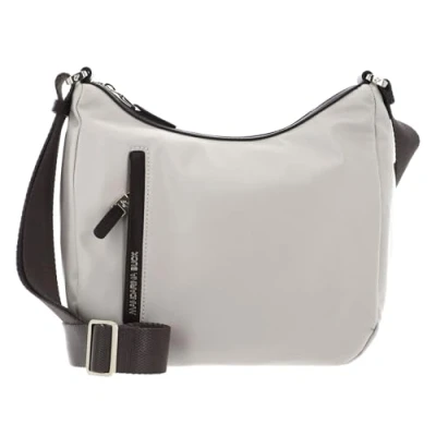 Afbeelding van MANDARINA DUCK Schoudertas Hunter Hobo Bag Whitecap Gray Crème