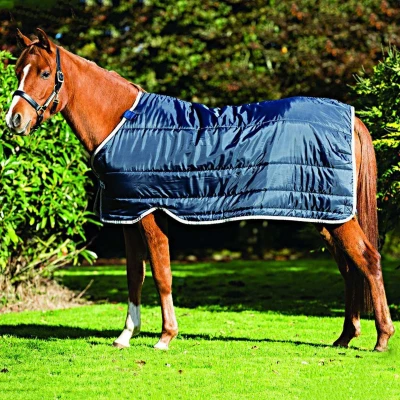 Afbeelding van Horseware Pony Liner 200g Navy Silver 125/175