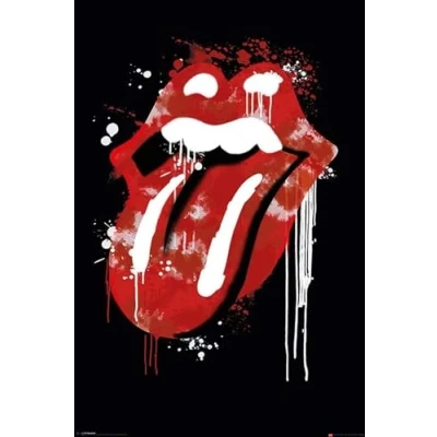 Afbeelding van The Rolling Stones Graffiti Lips Maxi Poster