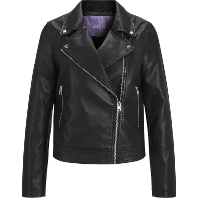 Afbeelding van JJXX GAIL Imitatieleren jas, Dames, Maat: Small, Black