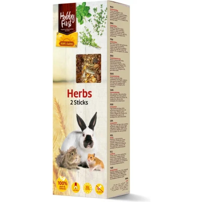 Afbeelding van Hobbyfirst Hope Farms Sticks Kruiden Knaagdiersnack 7x20.2x3.5 cm 2x55 g M