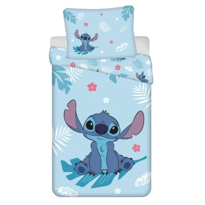Afbeelding van Lilo en Stitch dekbedovertrek Blauw 140 x 200 cm 70 90 katoen