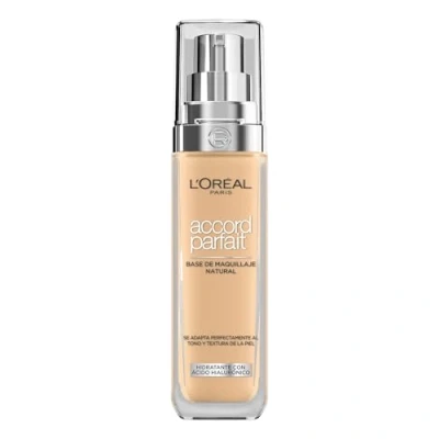 Afbeelding van L’Oréal Paris Accord Parfait Foundation 4D/W Natuurlijk Dekkende met Hyaluronzuur en SPF 16 30 ml