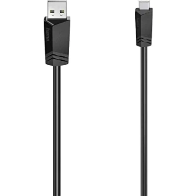 Afbeelding van Hama Mini Usb Kabel 2.0 480 Mbit/S 0,75 M