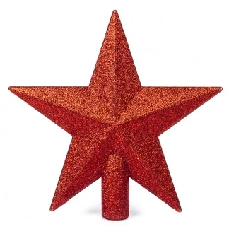 Afbeelding van Piek kerstboom (Ster, Rood)