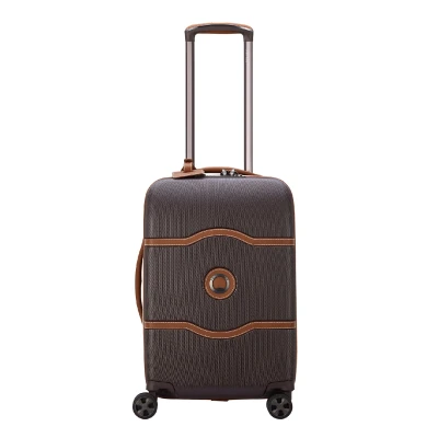 Afbeelding van Delsey Chatelet Air 2.0 4 Wheel Cabin Trolley 55/35 marron Harde Koffer