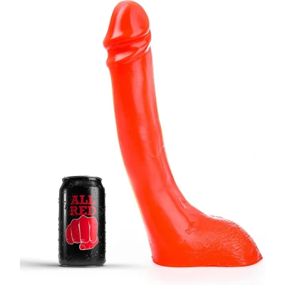 Afbeelding van All Red Dildo 32 x 5,5 cm rood