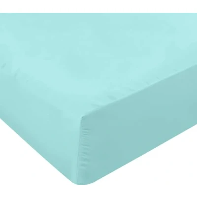 Afbeelding van Utopia Bedding hoeslaken van zachte microvezel, diepe zakken, krimp en kleurecht, onderhoudsvriendelijk, 1 (spa blauw)