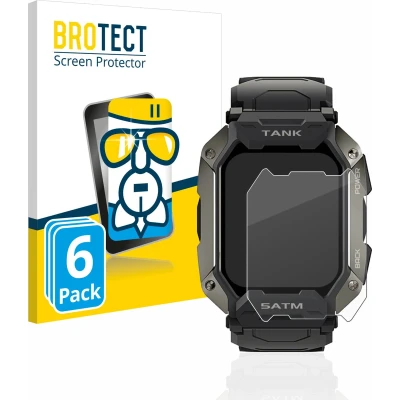 Afbeelding van BROTECT AirGlass kogelwerende glasfolie, Smartwatch beschermfolie, Transparant