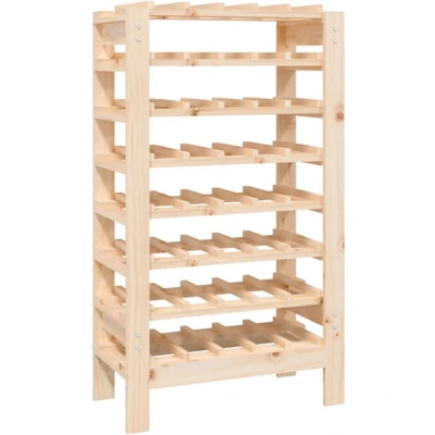 Afbeelding van Wijnrek 61,5x30x107,5 cm massief grenenhout