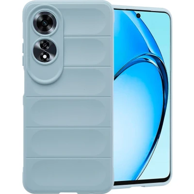 Afbeelding van imoshion Hoesje Geschikt voor Oppo A60 (4G) Siliconen EasyGrip Backcover Lichtblauw