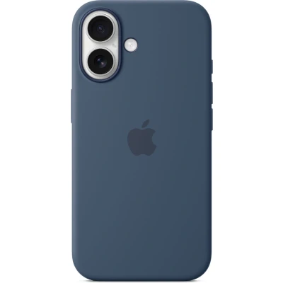 Afbeelding van Apple Cover Iphone 16 Silicone Magsafe Denim (myy23zm/a)